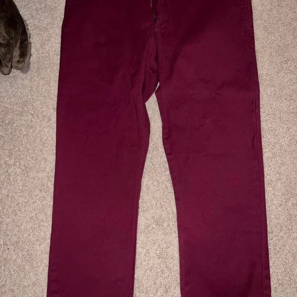 Banana Republic Men's Dark Red Chinos